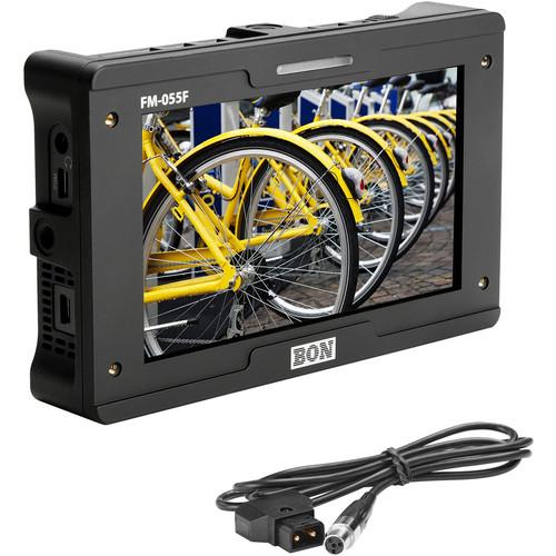 Bon 5.5" 3G-SDI Full HD On-Camera Monitor Kit with D-Tap to Mini XLR Cable
