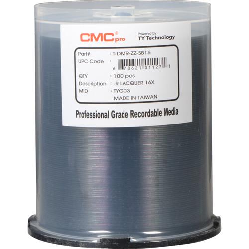 CMC Pro DVD-R 4.7GB 16x Shiny Silver Lacquer Discs