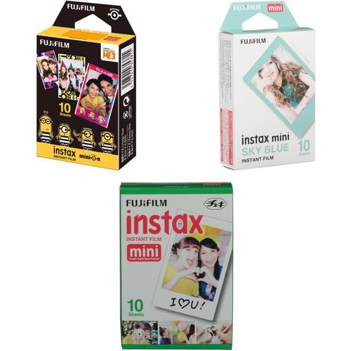 FUJIFILM INSTAX Mini Instant Film 3-Pack Bundle