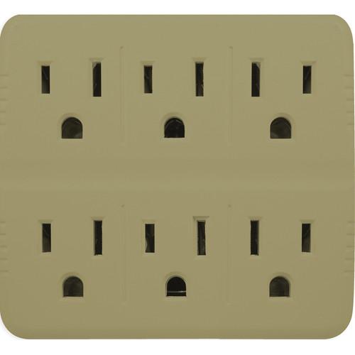 Go Green 6-Outlet Wall Tap Adapter
