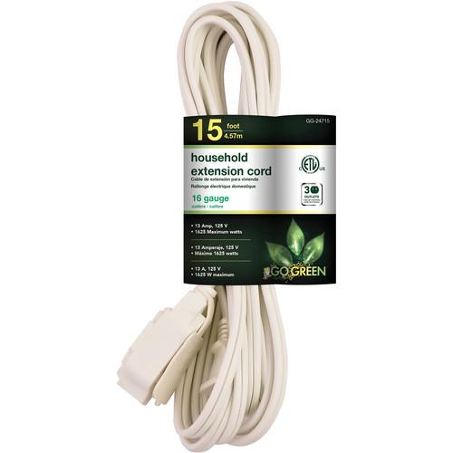 Go Green Household Extension Cord