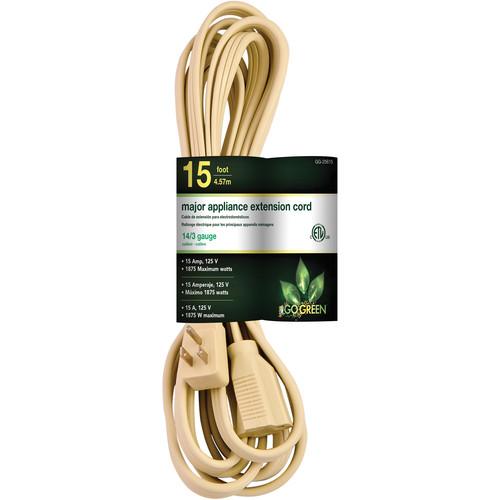 Go Green Single-Outlet Major Appliance Extension Cord