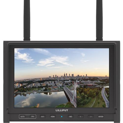 Lilliput 339 DW 7" Wireless FPV IPS Monitor with Dual 5.8 GHz Receivers
