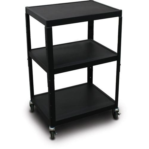 Marvel Vizion Spartan Series MV2642 24 x 18" Height-Adjustable A V Cart