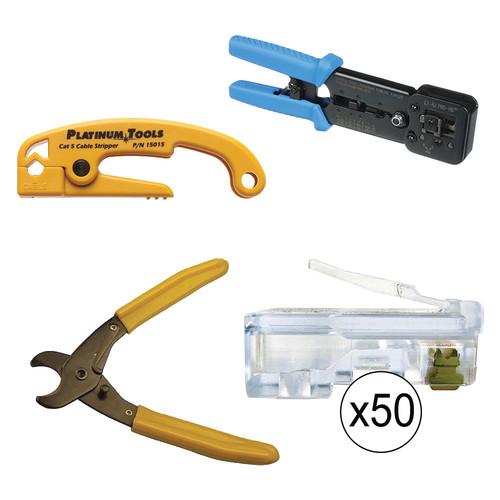 Platinum Tools 100016 EZ-RJPRO HD Basic Installation Kit Bundle