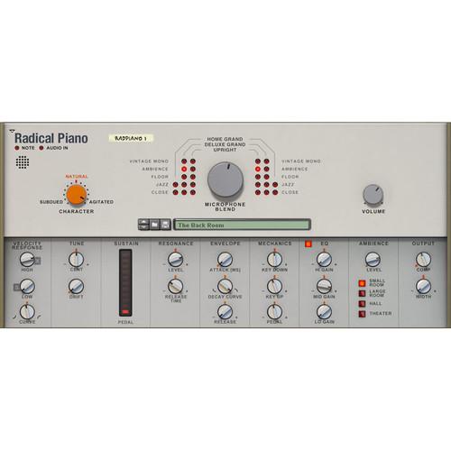 Propellerhead Software Radical Piano - Rack Extension Virtual Piano for Reason