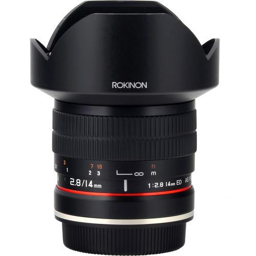 Rokinon 14mm f 2.8 IF ED UMC Lens For Canon EF with AE Chip