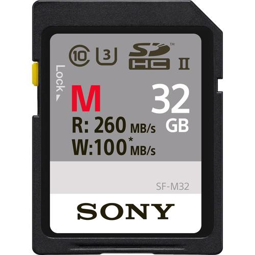 Sony 32GB M Series UHS-II SDHC Memory Card