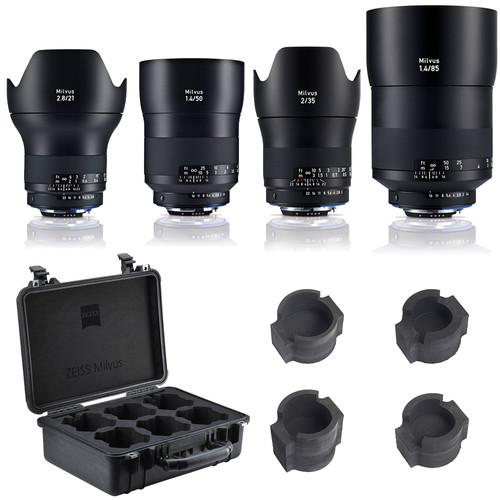 ZEISS Milvus ZF.2 4-Lens Bundle for Nikon F