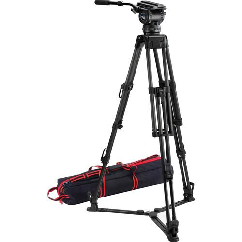 Acebil CS-892CG 100mm Ball Base Tripod with CH8 Head and Ground-Level Spreader