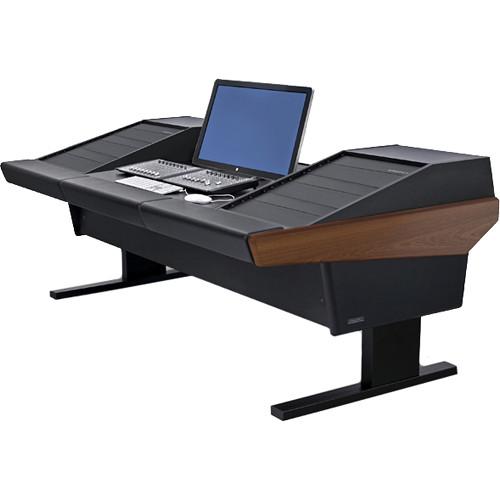 Argosy V2R Universal Workstation Desk with Two VR1503 15U Upper, 3U Rear Module
