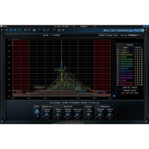 Blue Cat Audio StereoScope Multi Multiple Track Stereo Image Analysis Plug-In