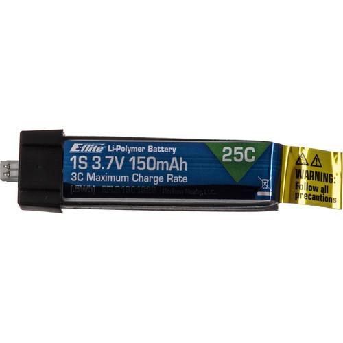 E-flite 150 mAh 1S 3.7V 25C LiPo Battery for RC Aircraft
