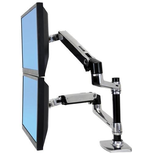Ergotron LX Dual Desk Mount Stacking Arm