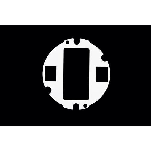 FSR F4-SPD Poke Thru Sub-Plate Decora with 2 SS Keystones