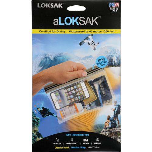 LOKSAK aLOKSAK Waterproof Bags - 9 x 6"