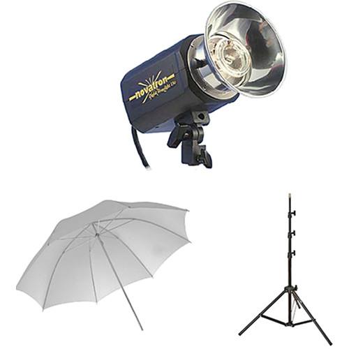 Novatron M150 2-Monolight Kit with Umbrellas