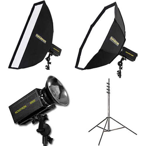 Novatron M300 2-Monolight Kit with 2 Softboxes