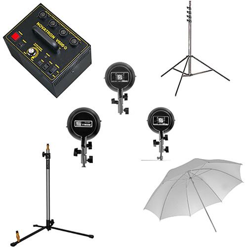 Novatron V600-D 3-Light Starter Kit