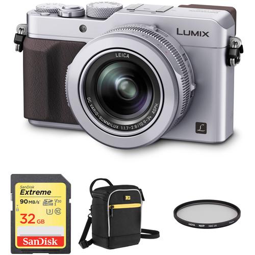 Panasonic Lumix DMC-LX100 Digital Camera with Free Accessory Kit