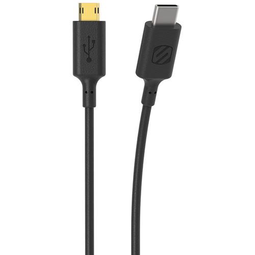 Scosche STRIKELINE USB 2.0 Type-C Male to Micro-USB Male Charge & Sync Cable