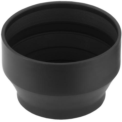 Sensei 49mm 3-in-1 Collapsible Rubber Lens Hood for 28mm to 300mm Lenses