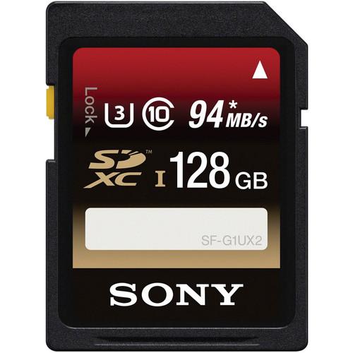 Sony 128GB High-Speed UHS-I SDXC U3 Memory Card