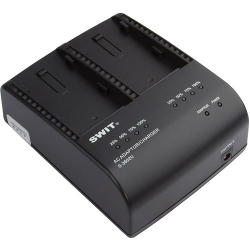SWIT S-3602U Dual Charger Adapter for Sony BP-U30 U60 Batteries