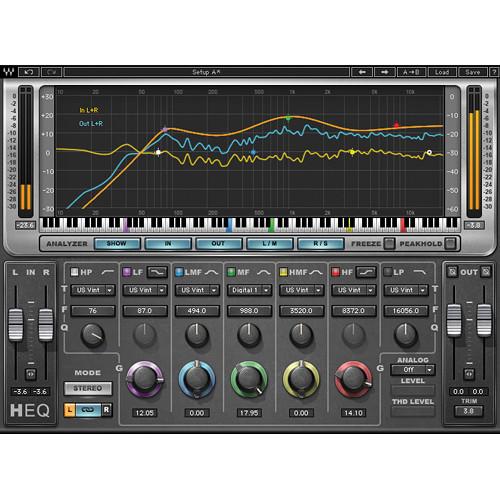 Waves H-EQ Hybrid Equalizer - EQ Plug-In
