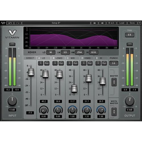 Waves Vitamin Sonic Enhancer - Multiband Harmonic Enhancer Plug-In