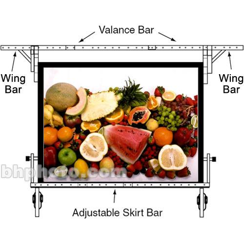 Da-Lite Adjustable Skirt Bar for 72 x 72" Fast-fold Portable Projection Screen