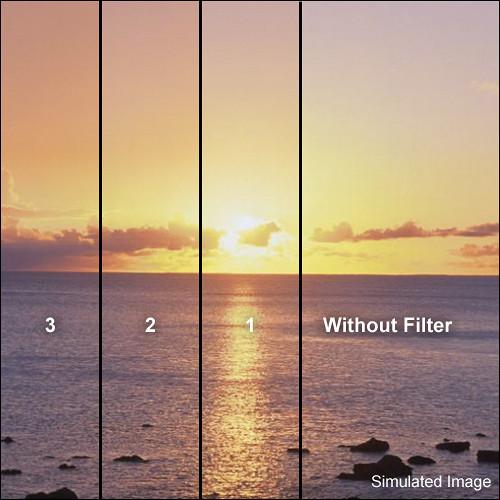 LEE Filters 4x6" Coral Graduated Resin Filter Set Hard Edge