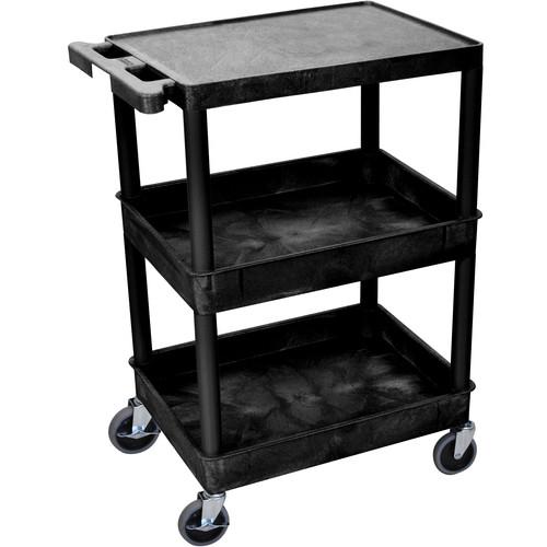 Luxor 18x24" HD Utility Cart 3-Shelf
