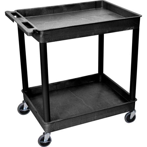 Luxor TC11 32 x 24" Two Shelf Heavy-duty Utility Cart