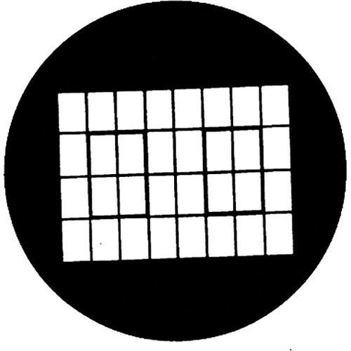 Rosco Standard Steel Gobo #7279 - Industrial Window - Size M 66mm