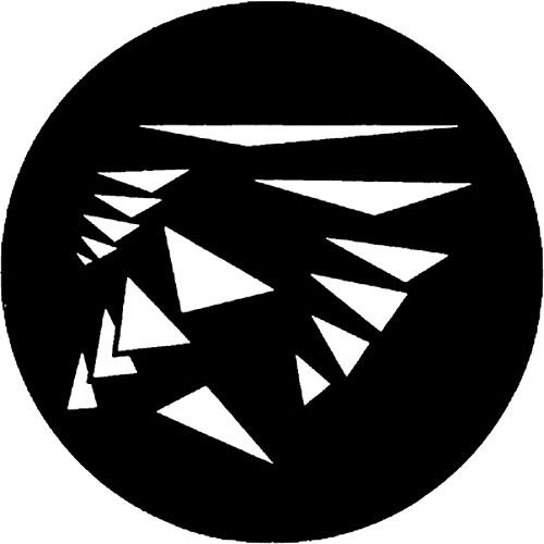 Rosco Standard Steel Gobo #7567 - Flying Shapes 3 - Size E 37.5mm