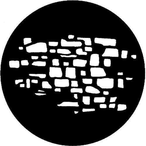 Rosco Standard Steel Gobo #7618 - Stonewall 2 - Size B 86mm