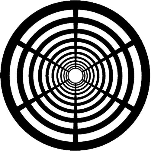 Rosco Standard Steel Gobo #7648 - Geometric 13 - Size A 100mm