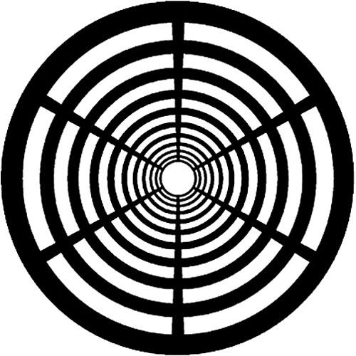 Rosco Standard Steel Gobo #7648 - Geometric 13 - Size E 37.5mm