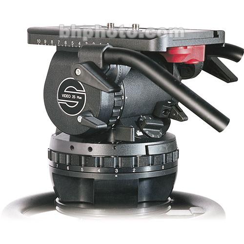 Sachtler VIDEO 25 PLUS FB Fluid Head - Supports 11-80 lbs