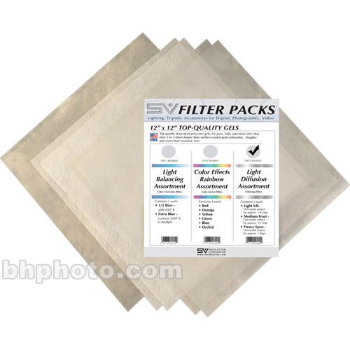 Smith-Victor D-Pack Diffusion Filter Assortment - 12 x 12"