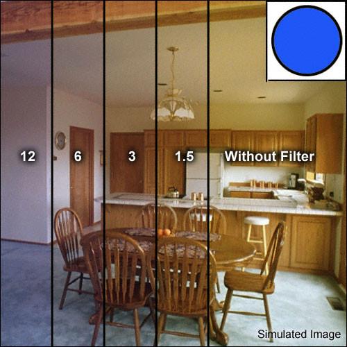 Tiffen 3x3" Deca Mired Set of 4 Blue Color Conversion Glass Filters