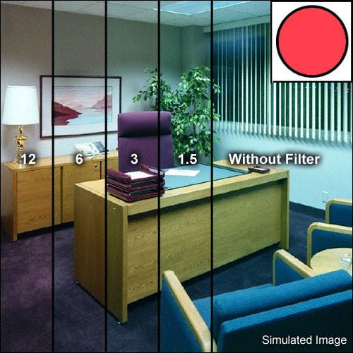 Tiffen 3x3" Deca Mired Set of 4 Red Color Conversion Glass Filter