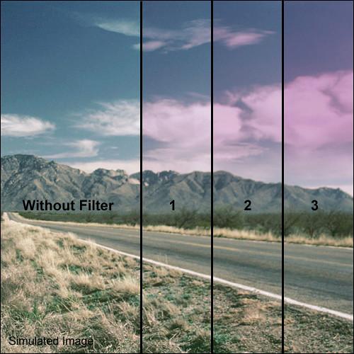 Tiffen 4 x 5.65" 1 Plum Soft-Edge Graduated Filter