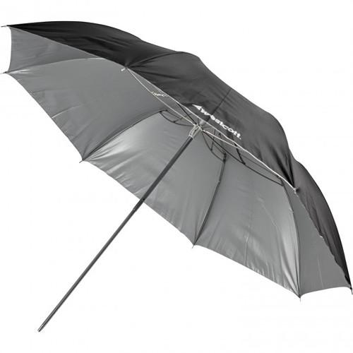 Westcott Umbrella - Soft Silver, Collapsible Compact - 43"