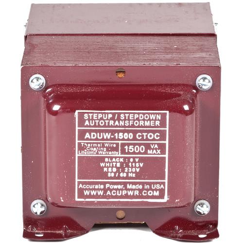 ACUPWR 1500W Step-Up Step-Down Knock-Out Box Transformer for 220-240V