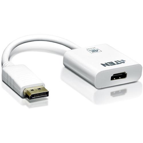 ATEN DisplayPort Male to 4K HDMI Type A Female Active Adapter