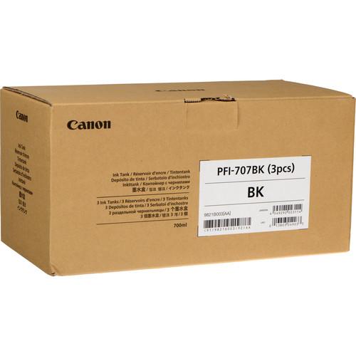 Canon PFI-707BK Black Ink Cartridge
