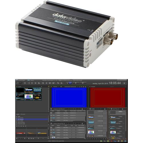 Datavideo CG-500TC Kit with CG-500 HD SD Graphics & Character Generator and TC-200 HD SD Character Generator Kit