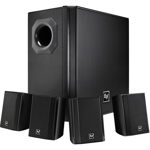Electro-Voice EVID-S44 One Subwoofer and Four-Satellite Wall Mount Speaker System